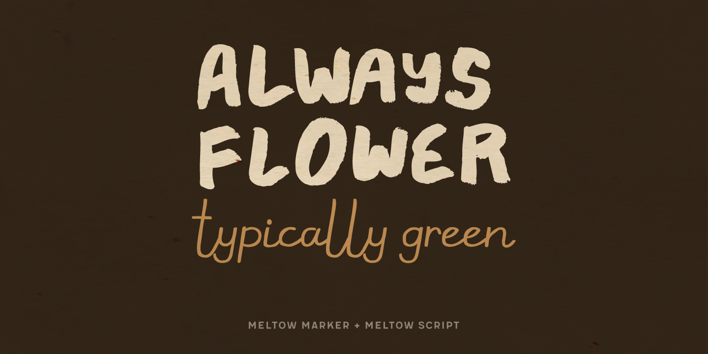 Meltow San 100 Rust Italic Font preview
